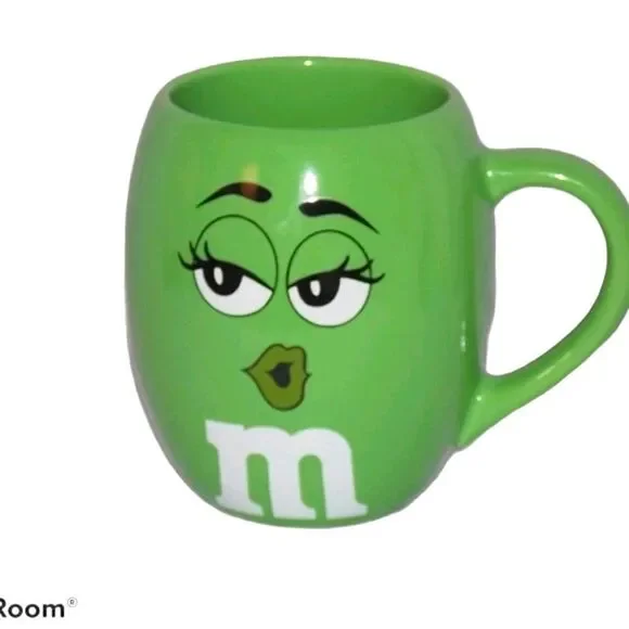 M&M’s Green coffee mug 19 fluid ounces‎