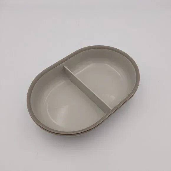 Split Bowl/plate for Sure feed SureFlap microchip Pet feeder grey plastic