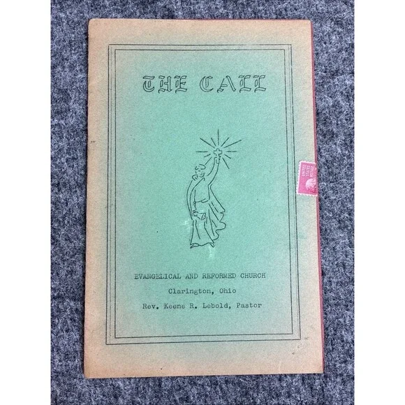 The Call Clarington OH Church Newsletter Evangelical Reformed Mimeograph 1953 #1