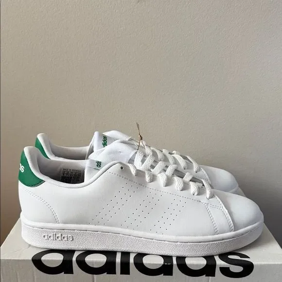 Adidas Advantage White Green GZ5300 Men’s Size 7