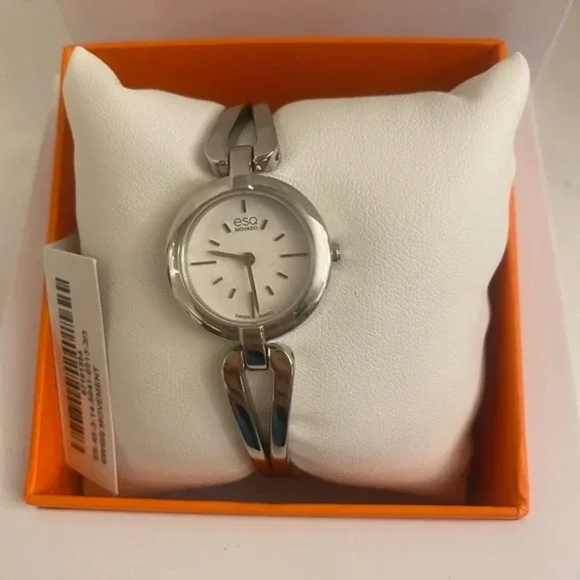 Movado Corbel Stainless‎ Steel Watch​ NIB