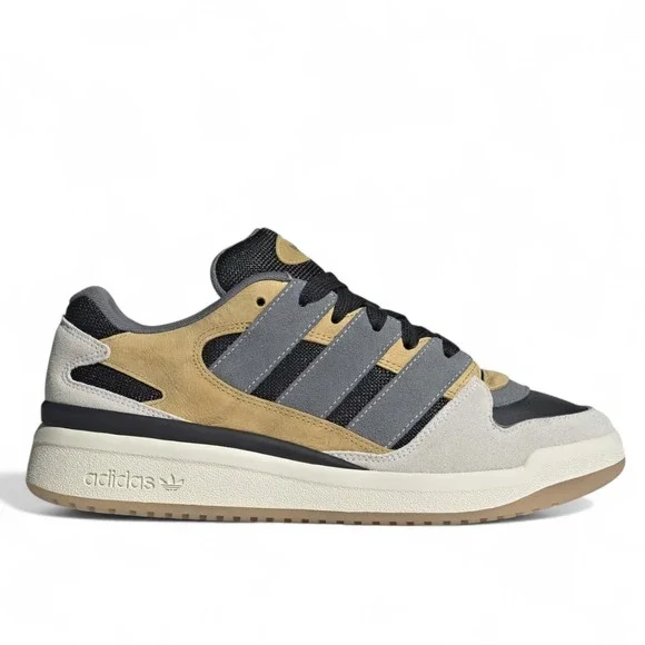 Adidas Originals Forum 2000 Shoes Mens 10 Black Oat Off White Leather NEW‎