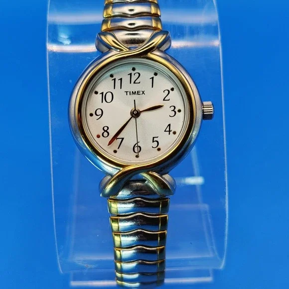 Vintage 2006 Timex 30mm Bowtie Women's Quartz Watch New Battery Fully Restored‎