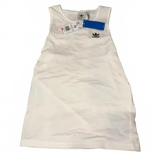 Adidas New With Tags Essentials Mens Extra Small White Tank Top XS Sport Tank
