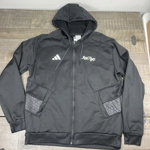 Ride High Player Hoodie Adidas Men's‎ Large Full Zip Aeroready