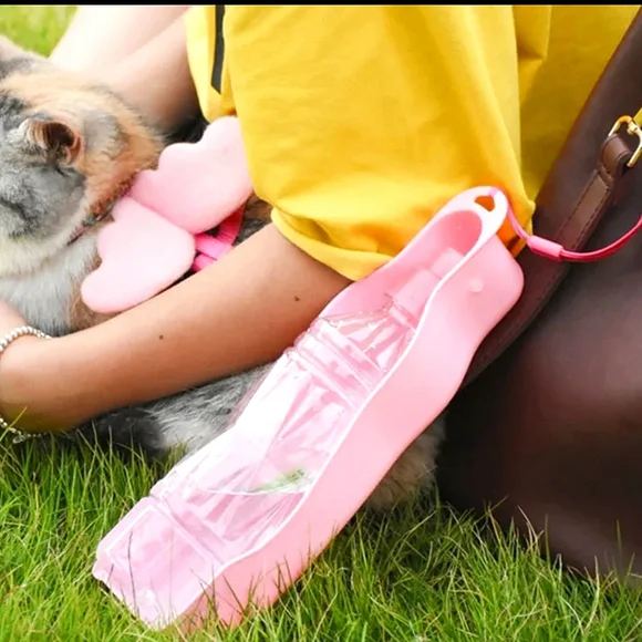 Portable Dog Cat Pet Water Dispenser Bottle 20oz