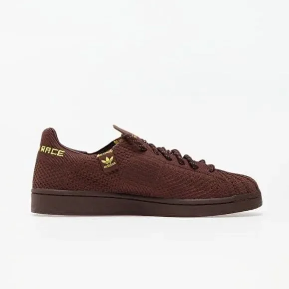 Size 10 - adidas Superstar Primeknit x Pharrell Brown