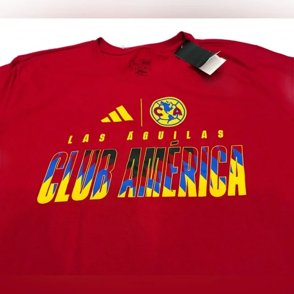 ADIDAS CLUB AMERICA PREMIUM SHIRT CAMISETA AGUILAS SOCCER 2XL NWT‎