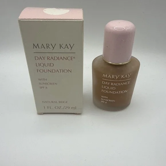 Mary Kay Day Radiance *Natural Beige* Liquid Foundation NOS 1‎ Oz Full Size