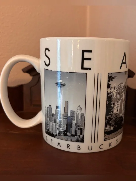 Starbucks Coffee Mug Barista City Series Seattle 2003