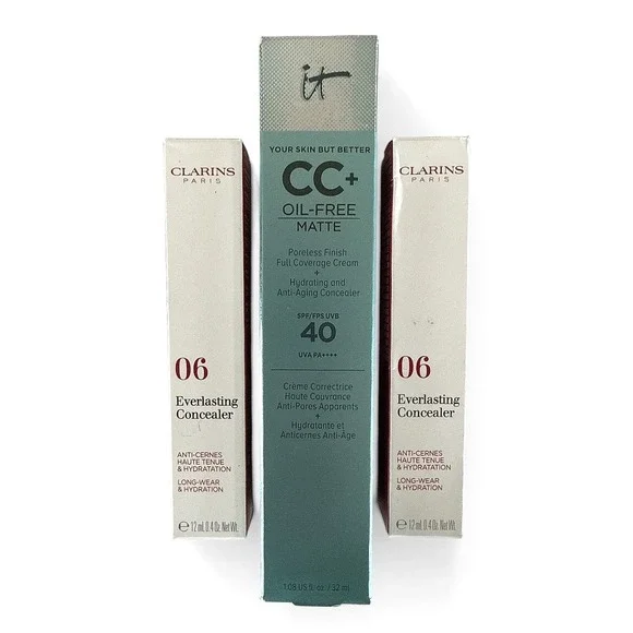 IT Cosmetics and Clarins Bundle of 3