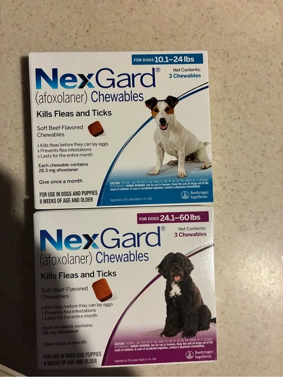 Chewables Flea & Tick Treatment for Dogs - White