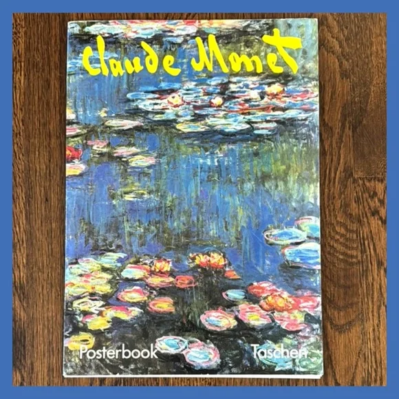 Claude Monet Art Posterbook - TASCHEN Copyright 1992 - Vintage Art
