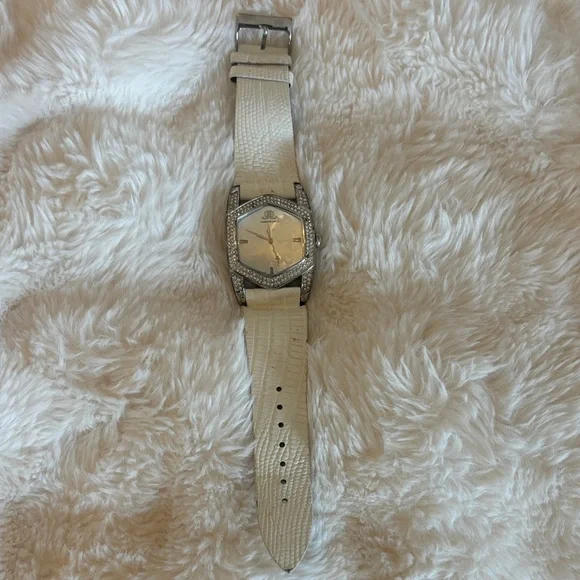 Jennifer Lopez Silver White Watch Crystals Bling