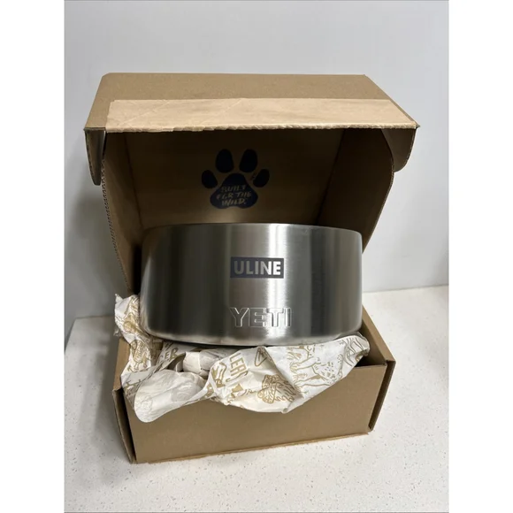 YETI Boomer Dog Bowl 4 Cups 18/8 Stainless Steel NEW in Box