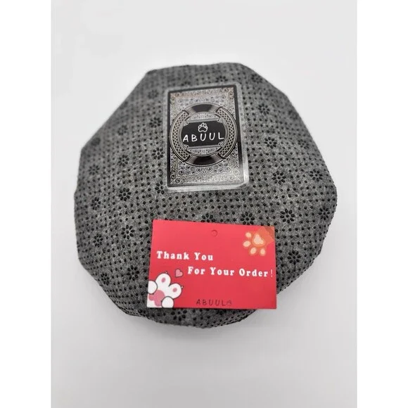 ABUUL Pet Play Mat Toy Storage Bag Non Slip Drawstring Dog Cat Mat Gray New