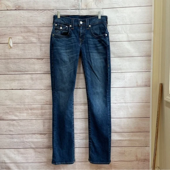 TRUE RELIGION STRAIGHT FLAP‎ JEANS