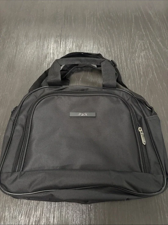 Black Laptop Briefcase - Professional Travel & Work Bag