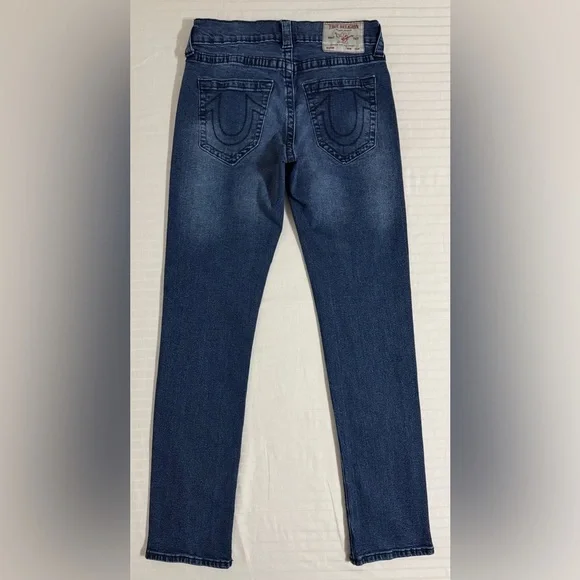 True Religion Geno Relaxed Slim Jeans Men’s 30x33 Blue Dark Wash Stretch
