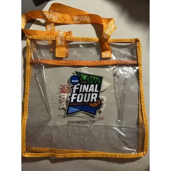 2019 NCAA‎ Basketball Final Four Men's Basketball Clear Bag Minneapolis Virginia