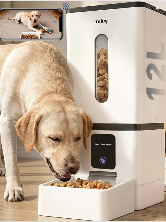 12L Smart Automatic Pet Feeder with Camera