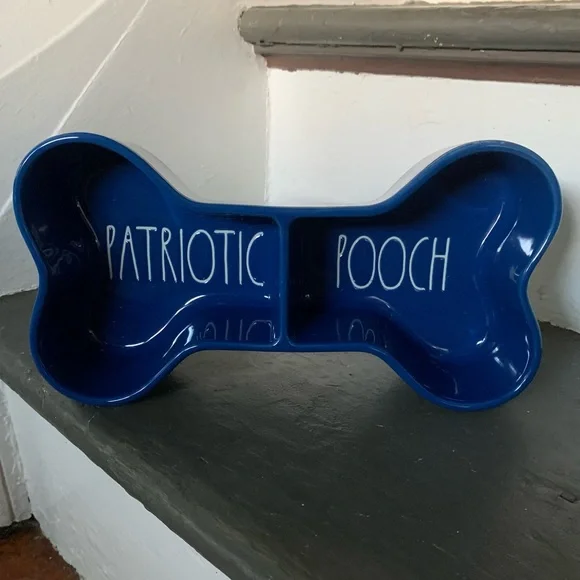 Rae Dunn PATRIOTIC POOCH Dish