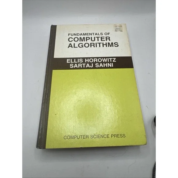 FUNDAMENTALS OF‎ COMPUTER ALGORITHMS  By Horowitz 1978