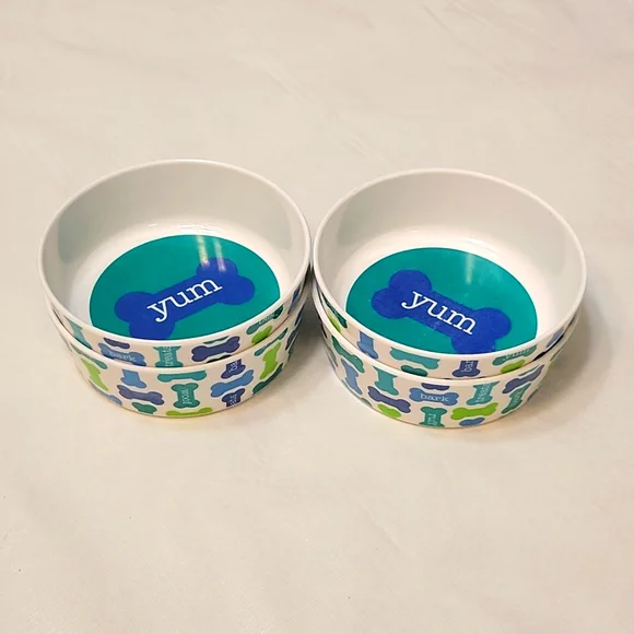 💥Small 'Yum' Dog Bowls