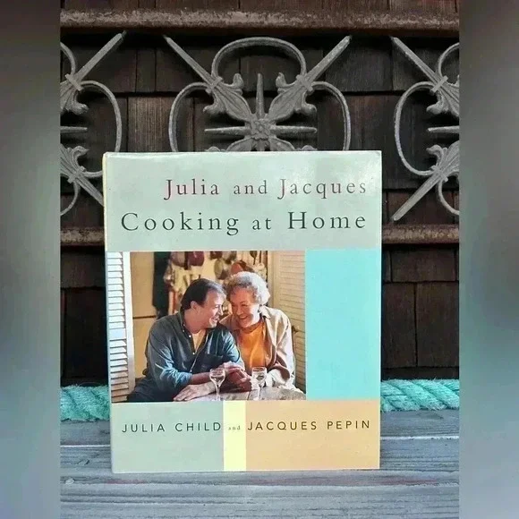 Julia and Jacques Cooking at Home. By Julia Child and Jacques Pepin vintage 1993