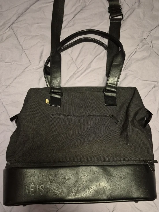 Béis Black Men’s Weekender Tote Bag