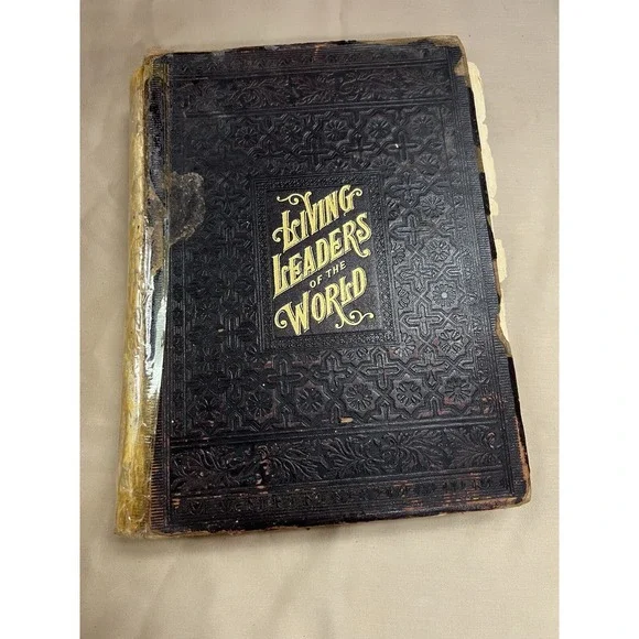 LIVING LEADERS OF THE WORLD: COMPROMISING. 1889, BY WALTER J.‎ BROOKS (858)