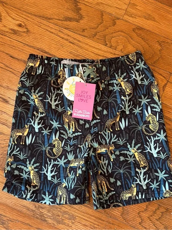 3/$20 NWT Rugged Butts Jungle Swim Trunks