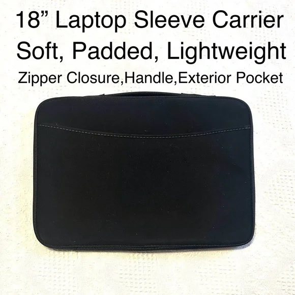 5/$15💥 18” Laptop Case Padded Carrier Handle Organizer Briefcase