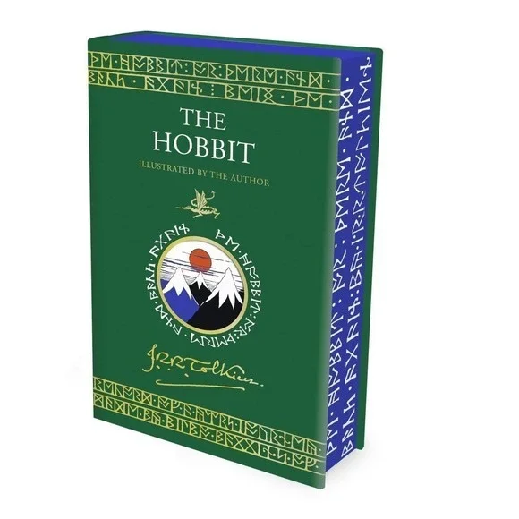 The‎ Hobbit Deluxe Tolkien Illustrated Editions by the Author Stenciled Edges HC