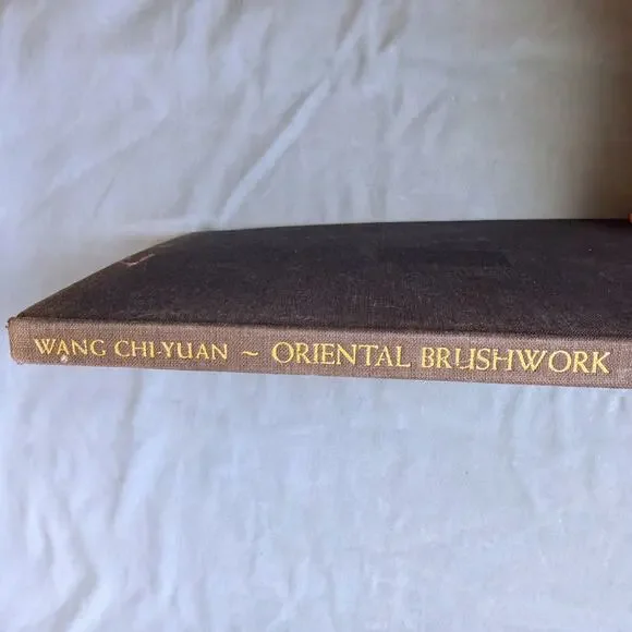 VTG 1966 Oriental Brushwork by Wang Chi-Yuan Art Book Water-Ink Painting Artist