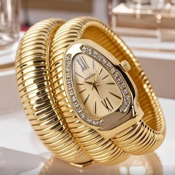 🆕 Snake Wrap Bracelet Watch