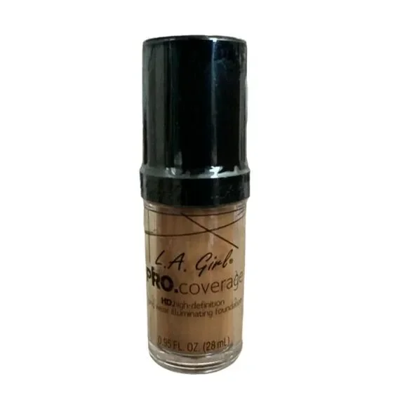 L.A. Girl Pro Coverage Liquid Foundation #GLM649 Tan NEW