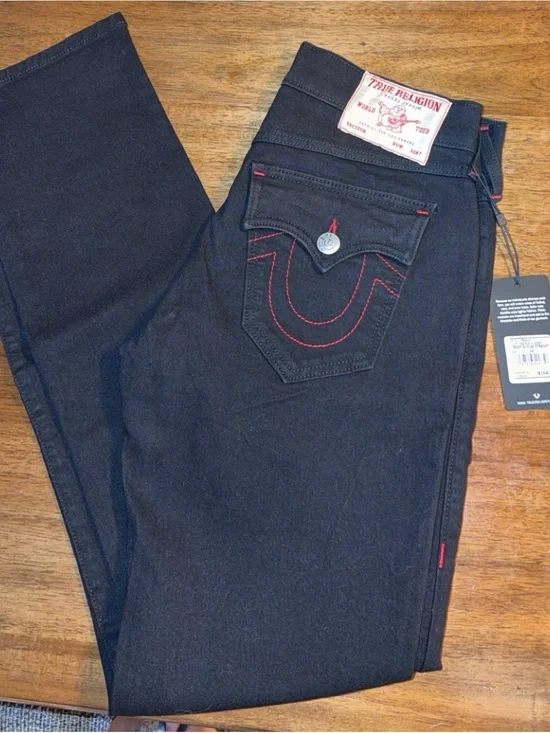 black true religion jeans