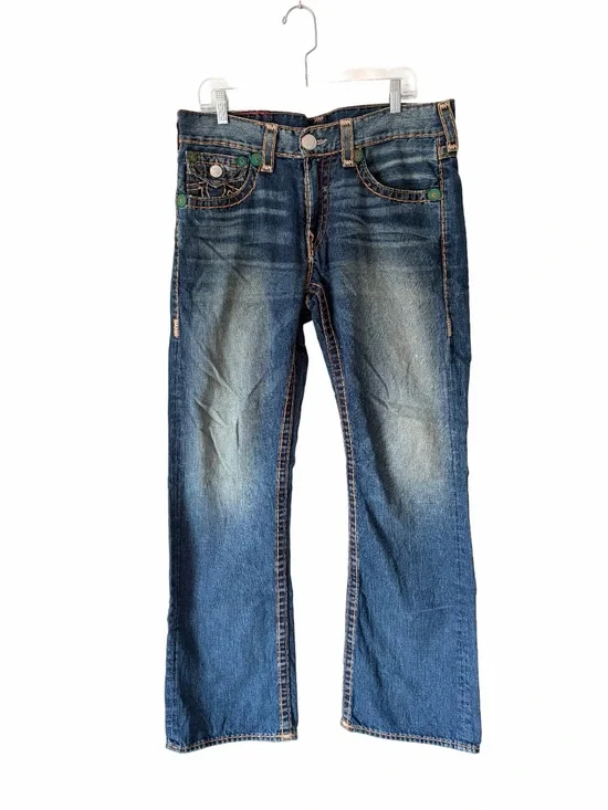 True Religion Billy Super T Denim Blue Jeans size 34