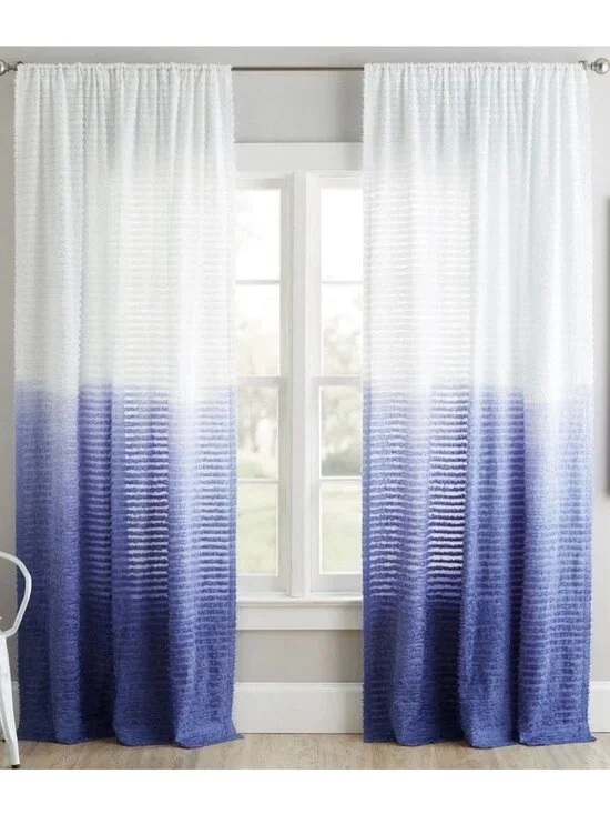 Pottery Barn Teen Textural Ombre Curtains 52