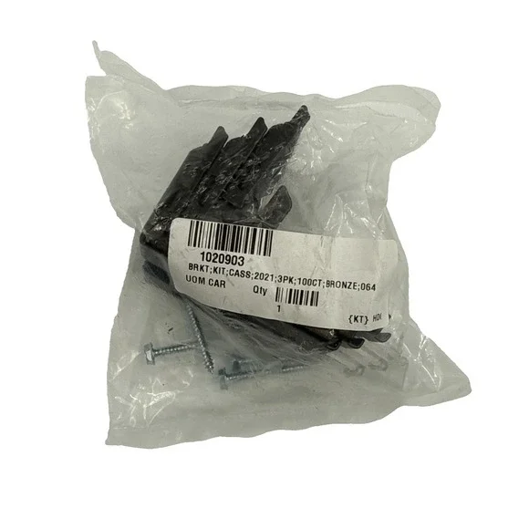 Hunter‎ Douglas 1020903 Small Cassette Bracket Kit 3 Pack Bronze Brown