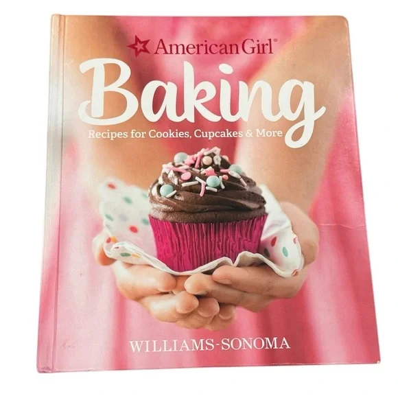 American Girl Baking Book with Pink Cover