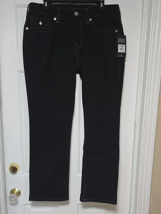 True Religion Straight-Leg Jeans Size W34 L30
