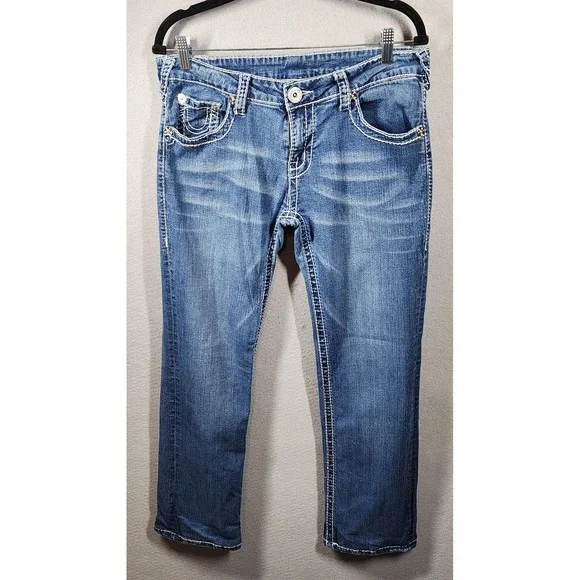 Vintage True‎ Religion Jeans Mens Ricky Big QT Straight Leg Cut Made in USA Y2K