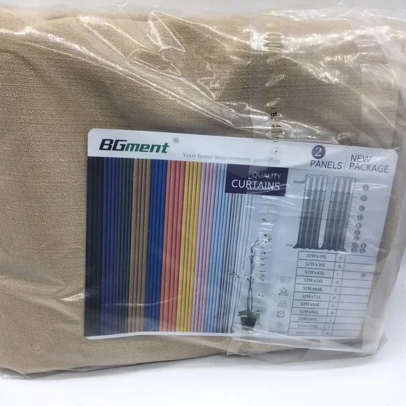 Linen Indoor Curtains NIP 2 Panels‎ 52