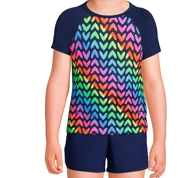 Lands End Girls rashguard size M 10-12