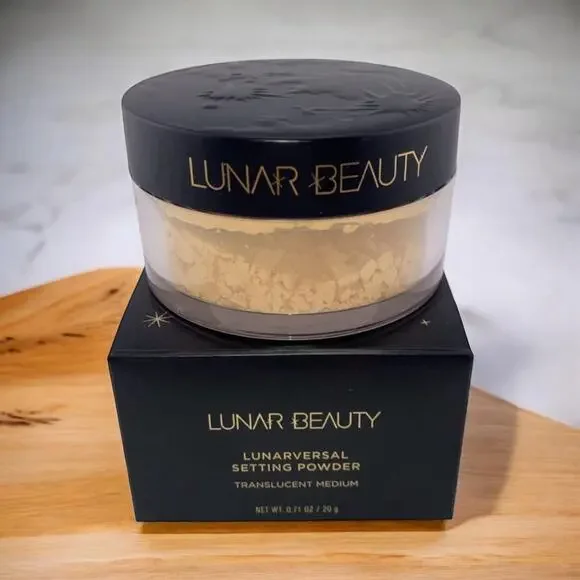 Lunar Beauty Lunarversal Setting Powder Translucent Medium 0.71oz NEW
