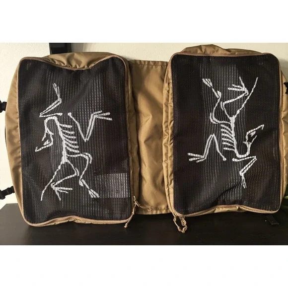 Arc'teryx Index Gear Organizer Packing Cube 12x9x4 Gorpcore Coyote Clean!
