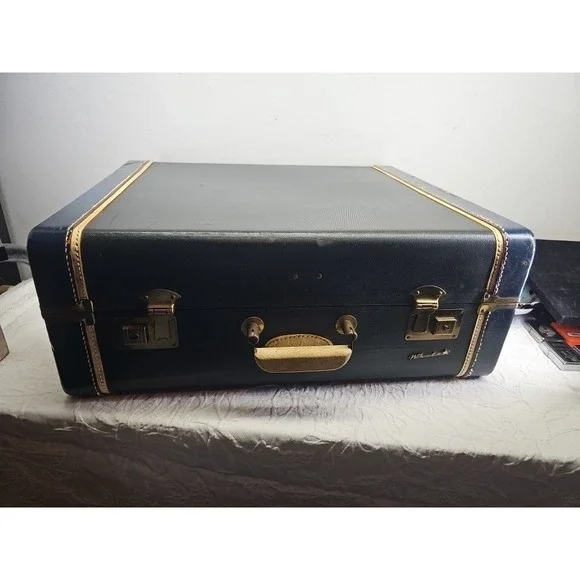 Rare White Star vintage suitcase‎ Mechanism Inside 1950s Good Condition