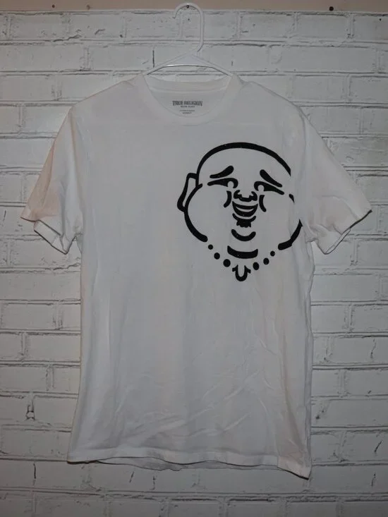 🤍✨ True Religion Boyfriend Fit Buddha Tee · XS–S